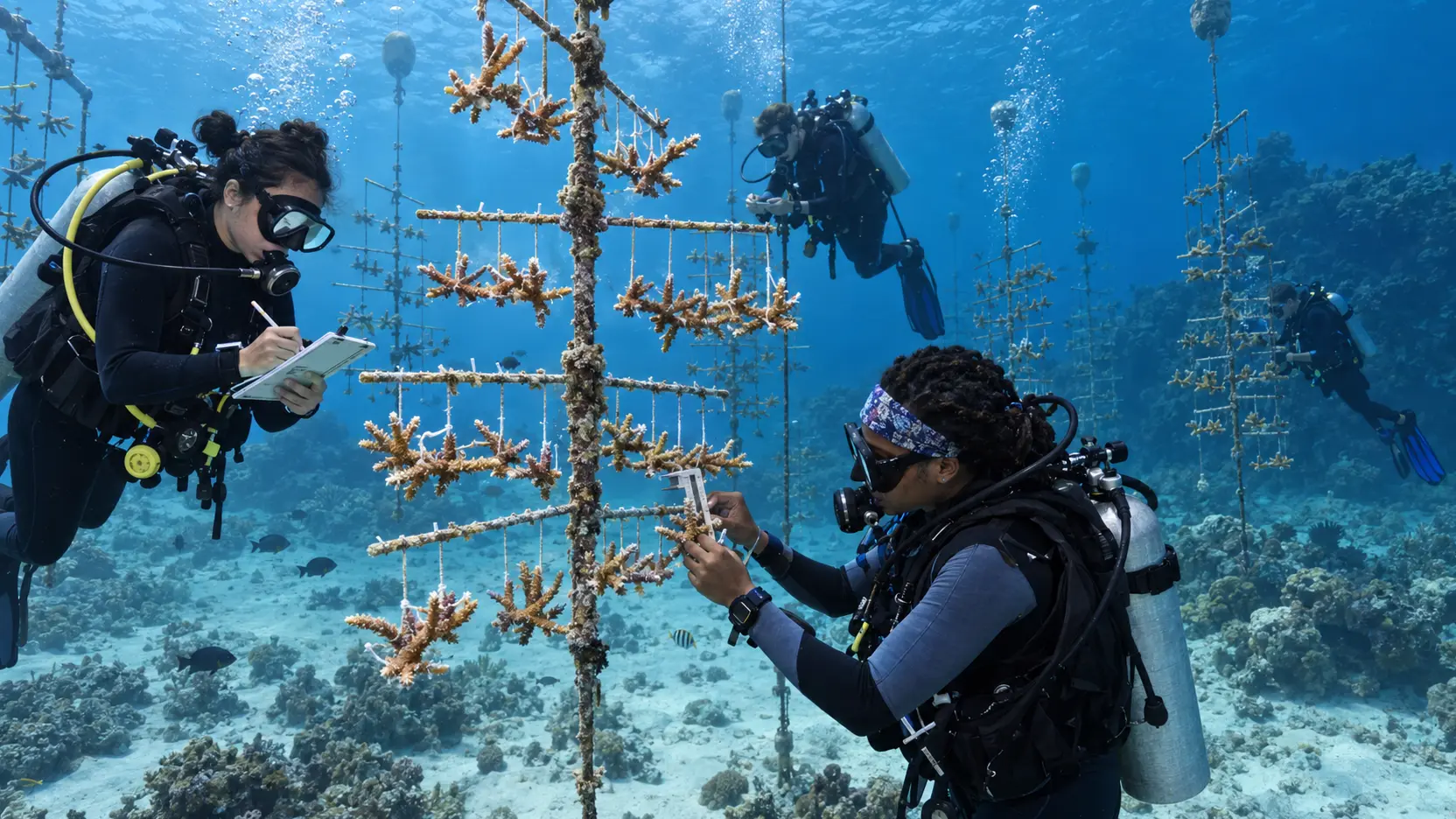 Coral restoration nursery